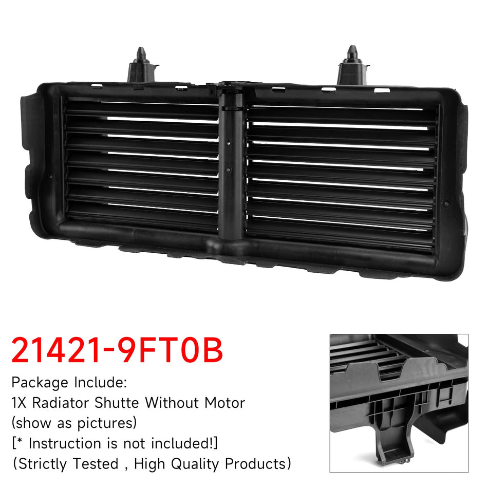Kühlerjalousie-Baugruppe ohne Motor für Nissan Titan 2017-2020 21421-9FT0B