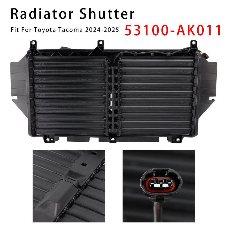 Kühlerjalousie mit Motor für Toyota Tacoma 2,4L (2024–2025), Teilenummer 53100-AK011