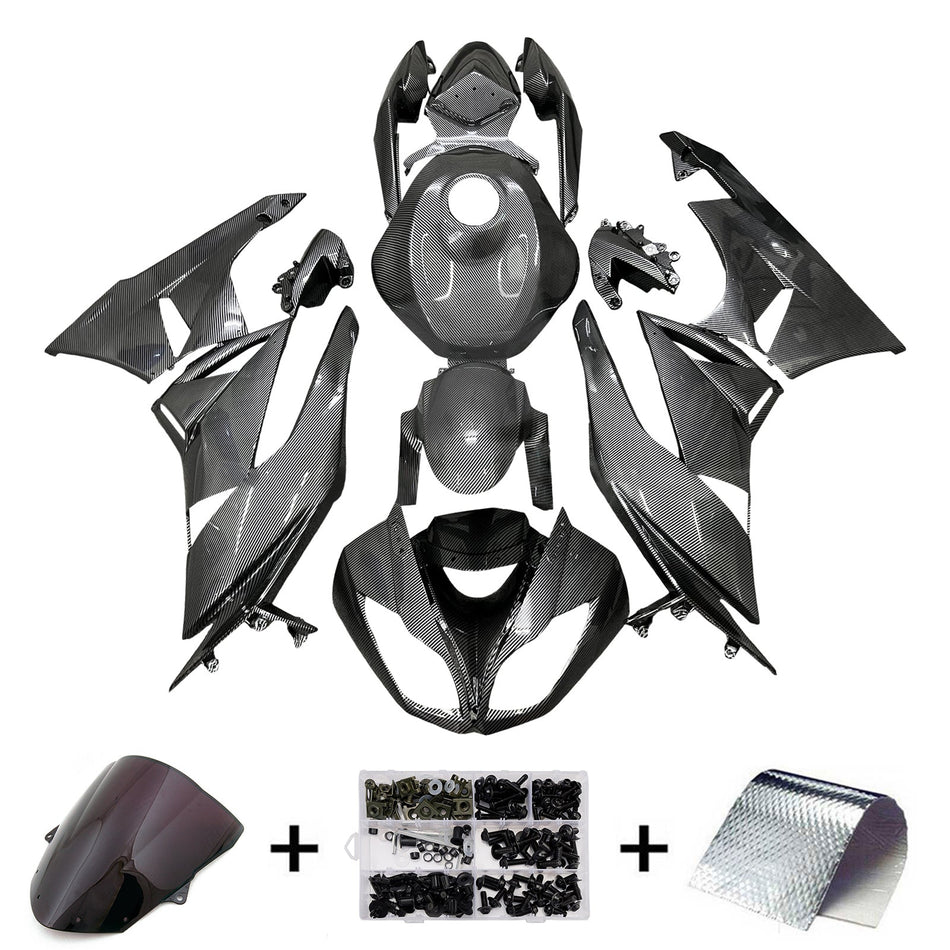 Injection Verkleidung Kit Karosserie Kunststoff ABS fit Für Kawasaki ZX6R 636 2009-2012