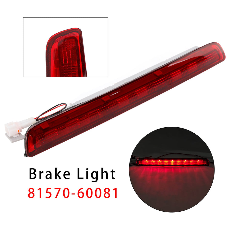 Mittelanschlagbremse hinten für Land Cruiser Prado LC120 (2003–2009), rot