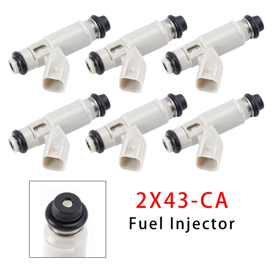 2001–2009 Jaguar Ford X-Type 2.1L V6 6PCS Kraftstoffeinspritzdüsen 2X43-CA 2X43CA