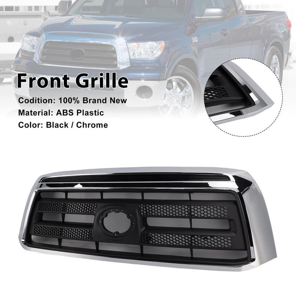 Toyota Tundra (2006–2009) Frontstoßstangengrill in Mattschwarz-Chrom