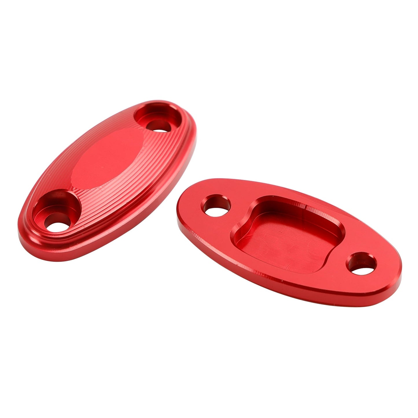 ALUMINIUM SPIEGEL BLOCK OFF PLATTEN LOCHKAPPEN FüR HONDA CBR 650 FR 2014-2019