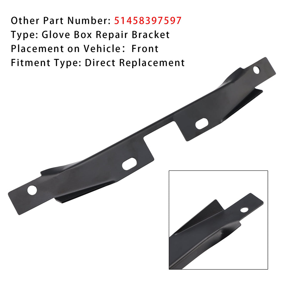 1996–2002 BMW Z3 SERIE S52 S54 M52 M54 M44 Handschuhfach-Reparaturhalterung 51458397597