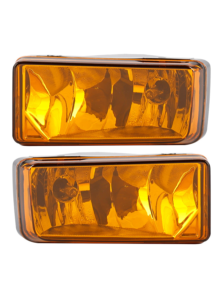 Paar Nebelscheinwerfer Lampen mit Leuchtmittel für Chevy Tahoe Sierra 2007–2015 gelbe Linse