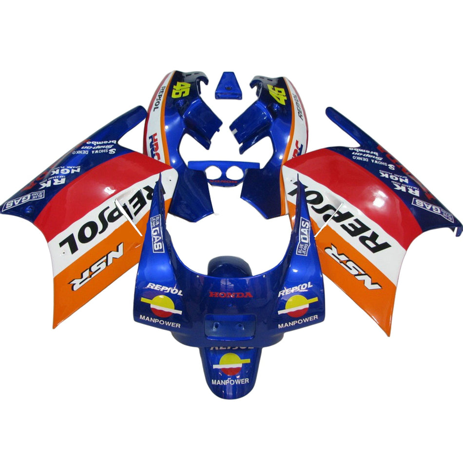 Injection Verkleidung Kit Karosserie Kunststoff ABS Für Honda NSR250R 1988
