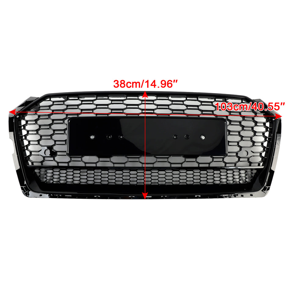 RS5 Style Honigwaben Sport Mesh Grill für Audi A5 S5 B9 2017-2019 (ohne Logo)