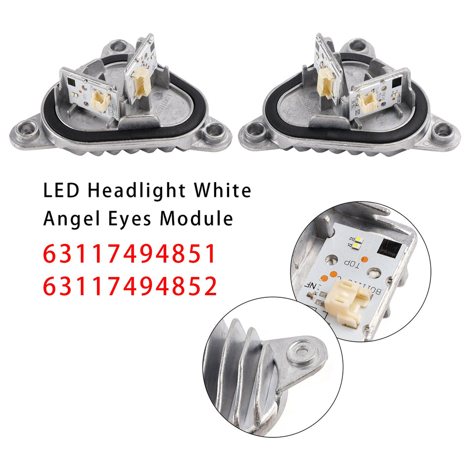 2 Stück Angel Eye Tagfahrlicht-LED-Module für BMW M2 2er F22 F23 F87 M240i 220i Weiß