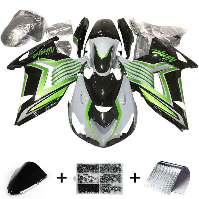 2006-2011 Kawasaki ZX14R ZZR1400 Einspritzverkleidungssatz Karosserie