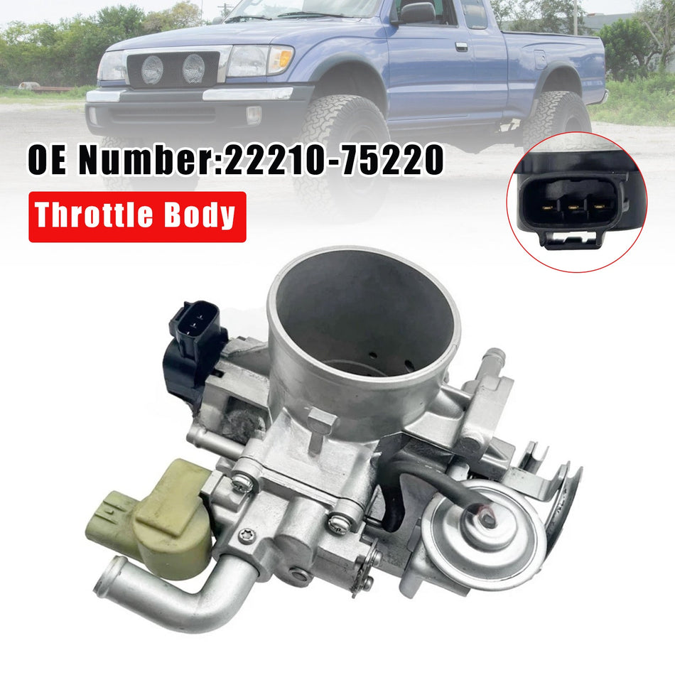 Drosselklappe für Toyota Tacoma 4Runner T100 2.4L 2.7L (Baujahre 1997–2000), Teilenummer 22210-75220