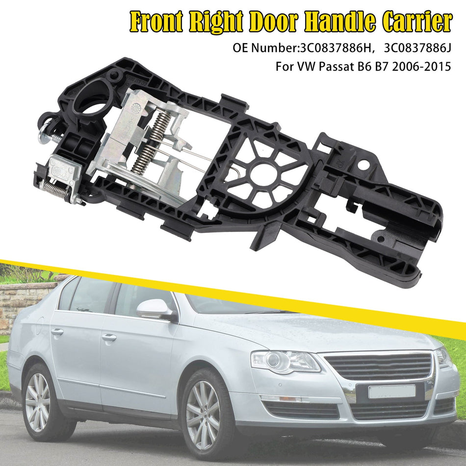 Türgriffträger vorne rechts für VW Passat B6 B7 (2006–2015), Teilenummer 3C0837886H