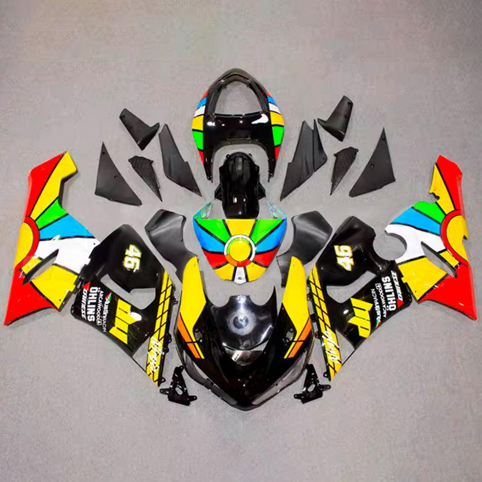 Verkleidungssatz aus ABS-Kunststoff, passend für Kawasaki ZX6R 636 (2005-2006)