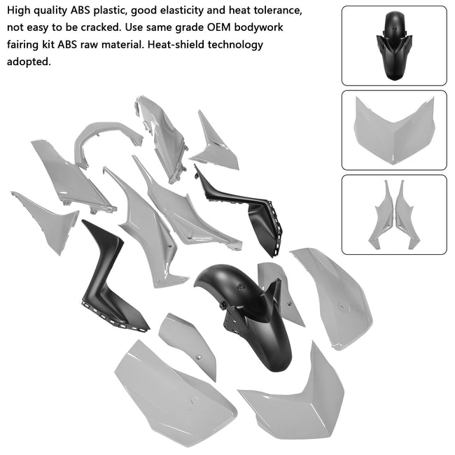 2023-2024 Yamaha X-MAX 300 XMAX Einspritz-ABS-Karosserieverkleidungssatz 13#