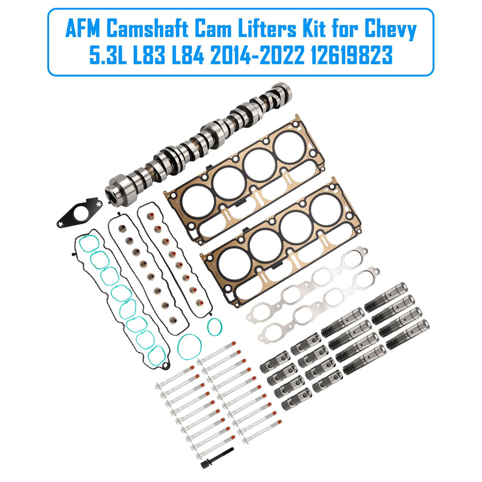 2014–2022 für Chevy 5.3L L82 L83 L84 L8B AFM Nockenwellen-Stößel-Kit 12619823 12619820