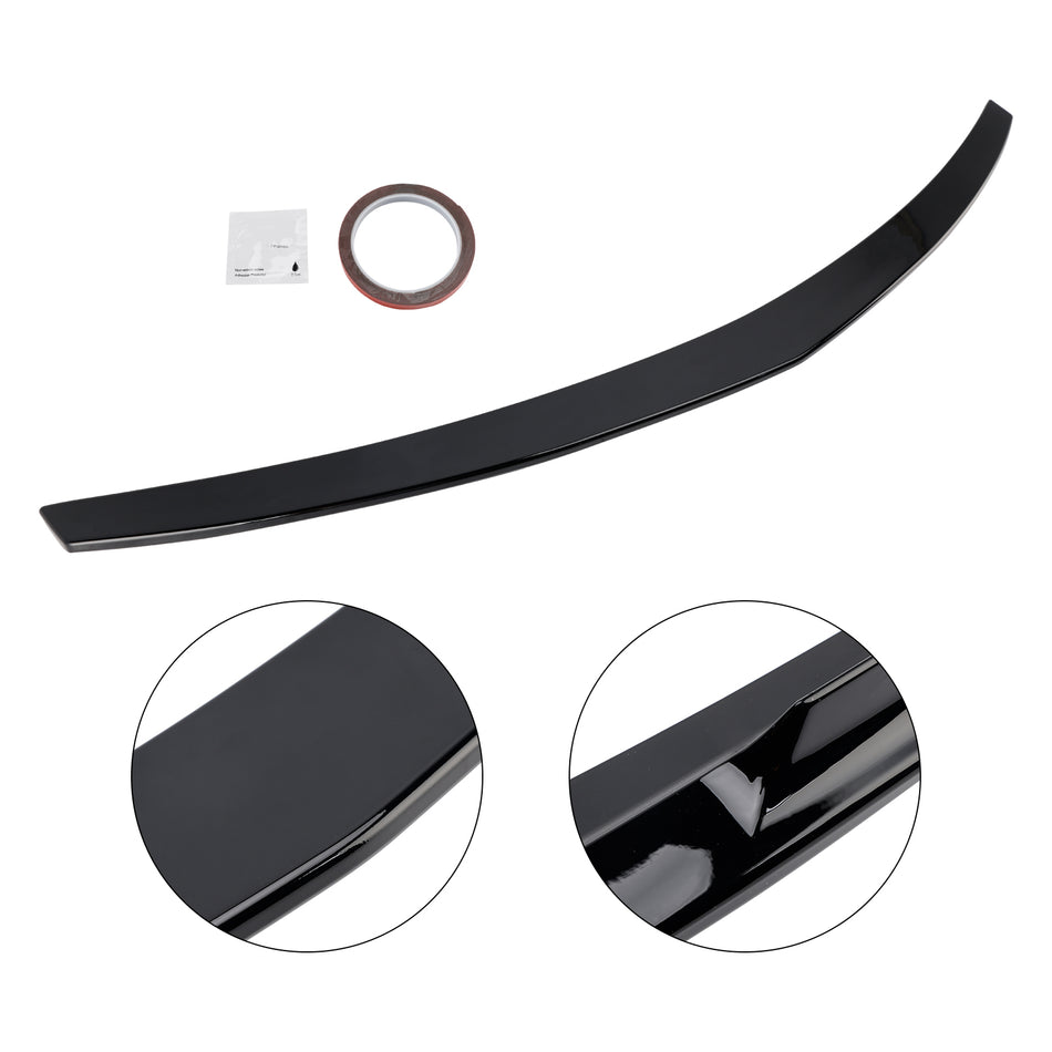 Schwarz Glänzender Heckspoiler Für Mercedes-Benz E-Class W207 10-17 Coupe