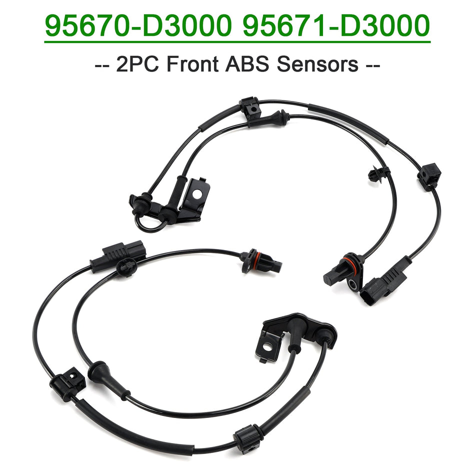 2 Stück ABS-Sensoren vorne für Hyundai Tucson TL 2015-2021 95670-D3000 95671-D3000