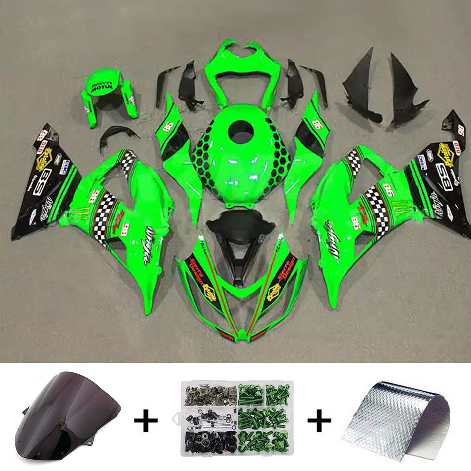 Verkleidungssatz aus ABS-Kunststoff, passend für Kawasaki ZX6R 636 (2013–2018)