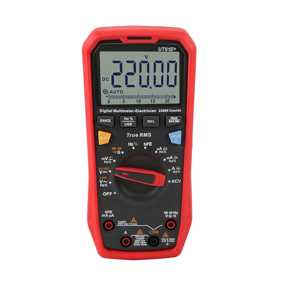 UT61E+ Digitale Multimeter AC/DC Moderne digitale Multimeter mit automatischer Bereichswahl