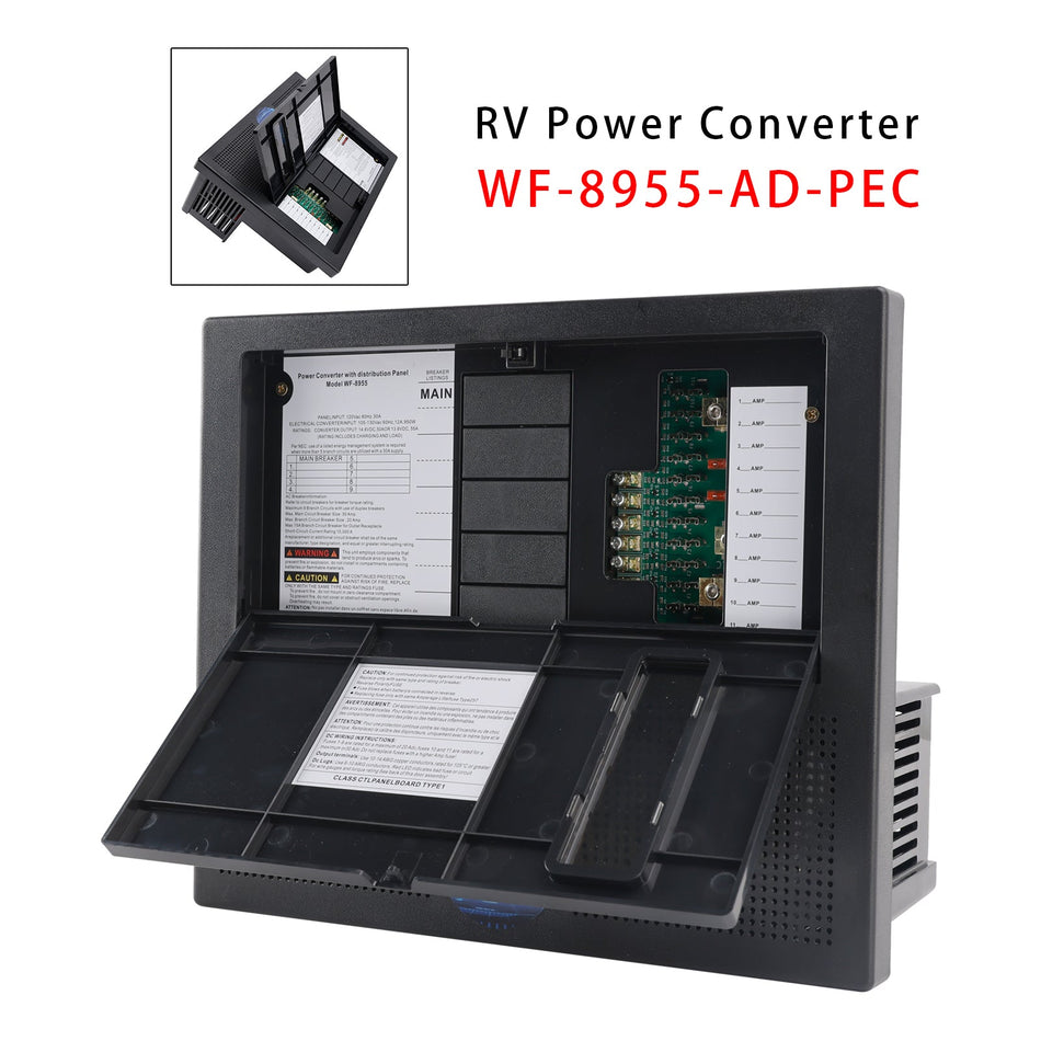 WF-8955-AD-PEC Power Center WF-8955-AD 8900 Stromwandler für Wohnmobile, 55 A