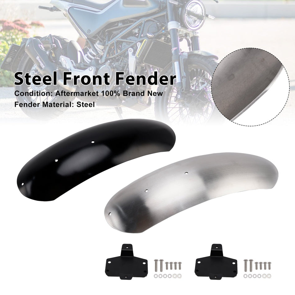 2019–2023 Husqvarna Vitpilen 125 250 401 Svartpilen Stahl-Frontkotflügel