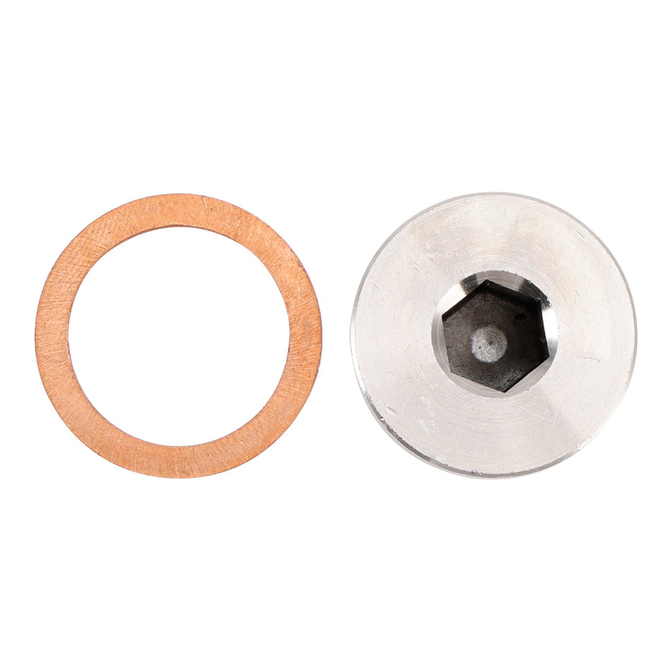 M18 x 1,5 mm Innensechskant Sensor Verschlussstopfen Kappe Ablauf 304 Edelstahl
