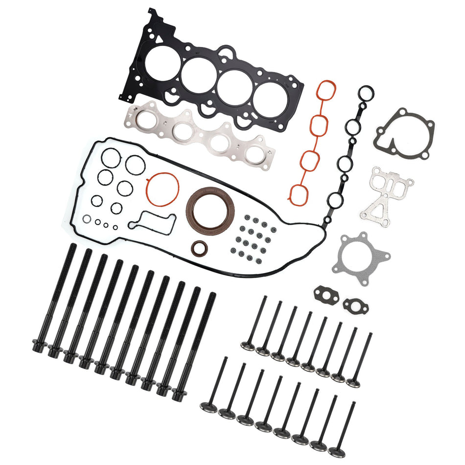 2018–2020 Hyundai Elantra GT 1,6 l Gas-Turbolader G4FJ 1,6 l Turbokopfdichtungs- und Schraubensatz mit Einlass-/Auslassventil 23110-2B710