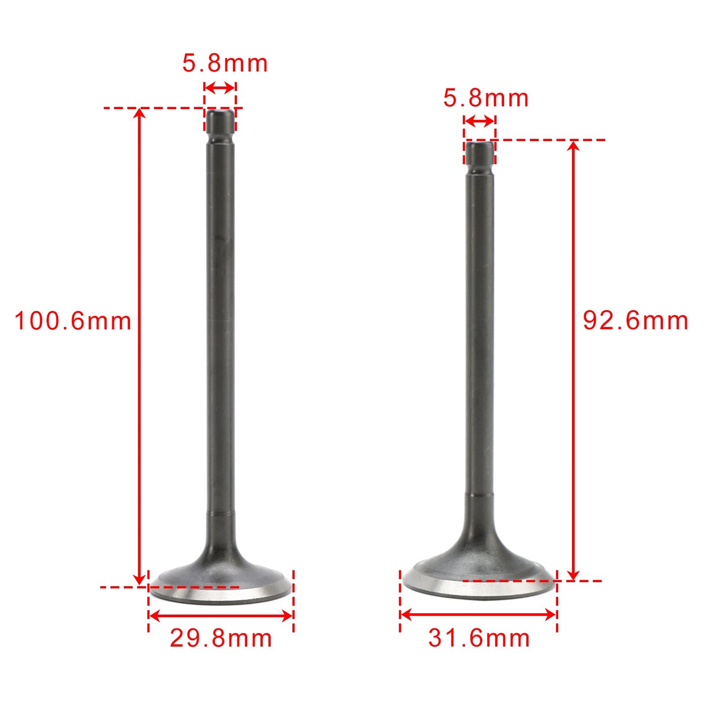 Zylinderkopf Ventile Dichtungen Dichtungssatz Für Yamaha 3YF-12121-00 5KM-12111-00