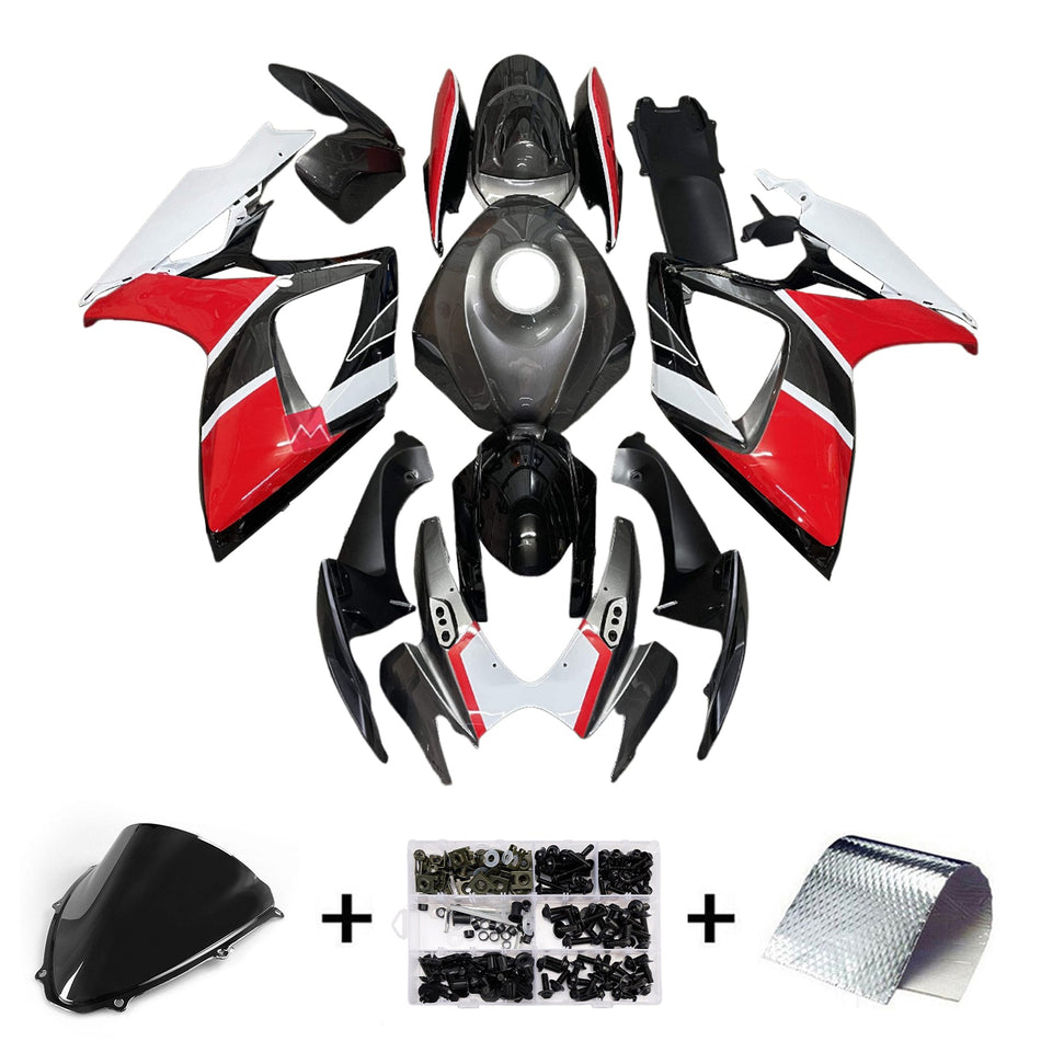 Injection Verkleidung Kit Karosserie Kunststoff ABS Für Suzuki GSXR 600/750 2006-2007 K6