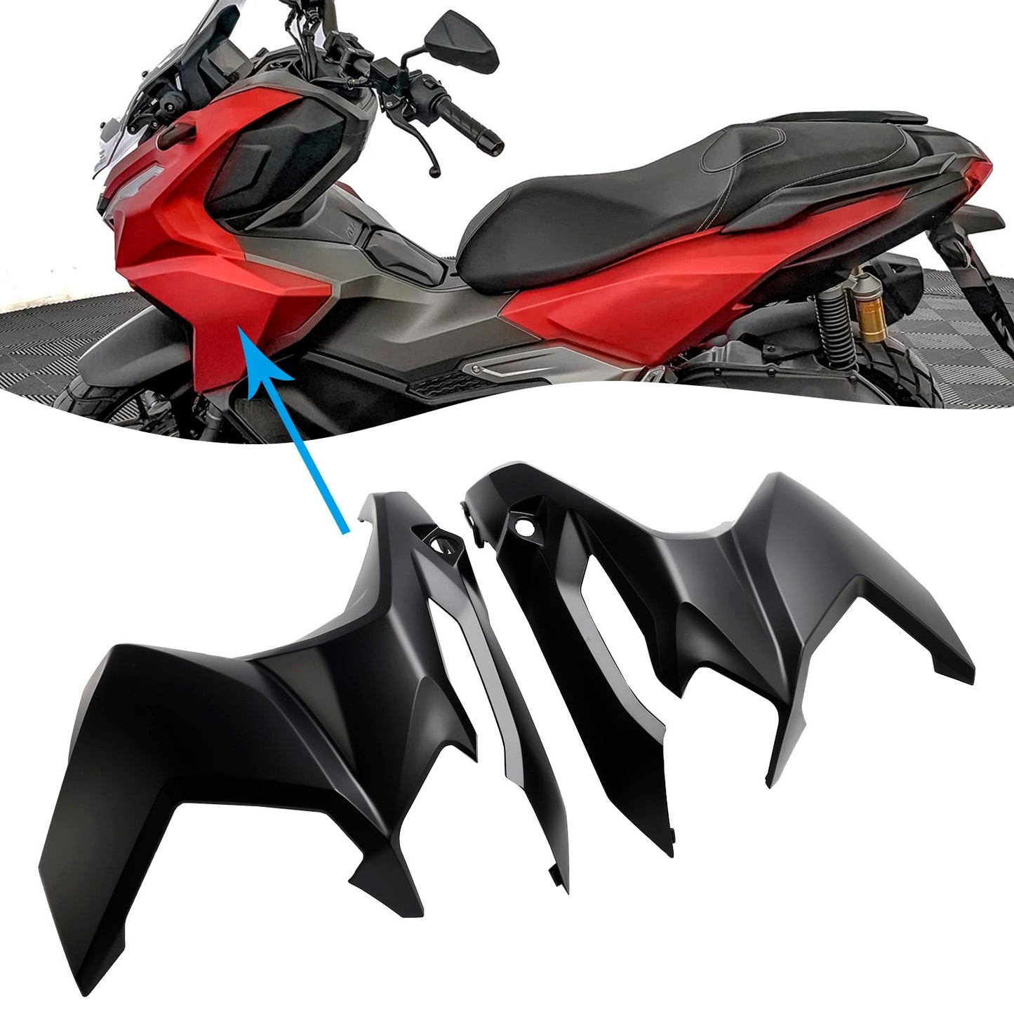 2023-2024 Honda ADV 160 Frontseitenabdeckung Scheinwerferverkleidung