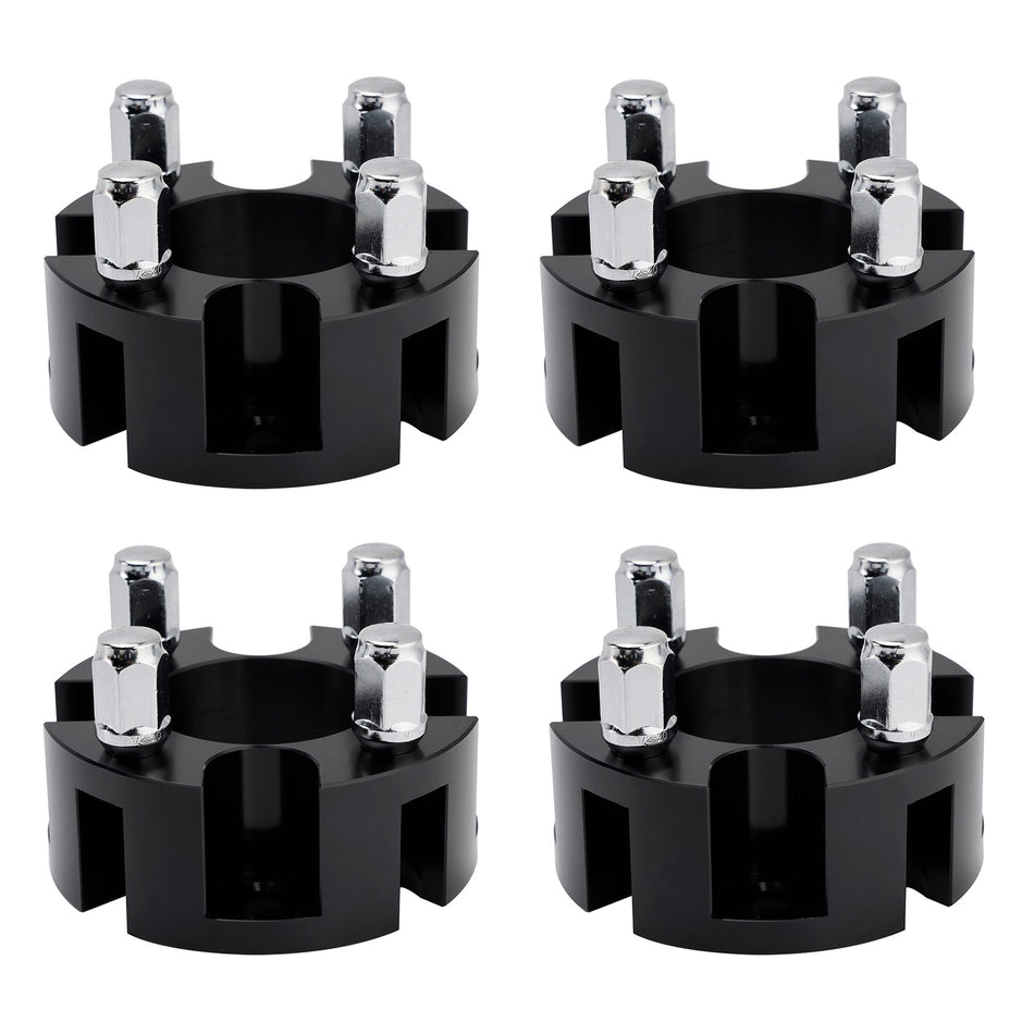 2"" Radabstandshalter-Set mit Kabeln und Radmuttern, schwarz, für Yamaha, Club Car, Ezgo Golfwagen