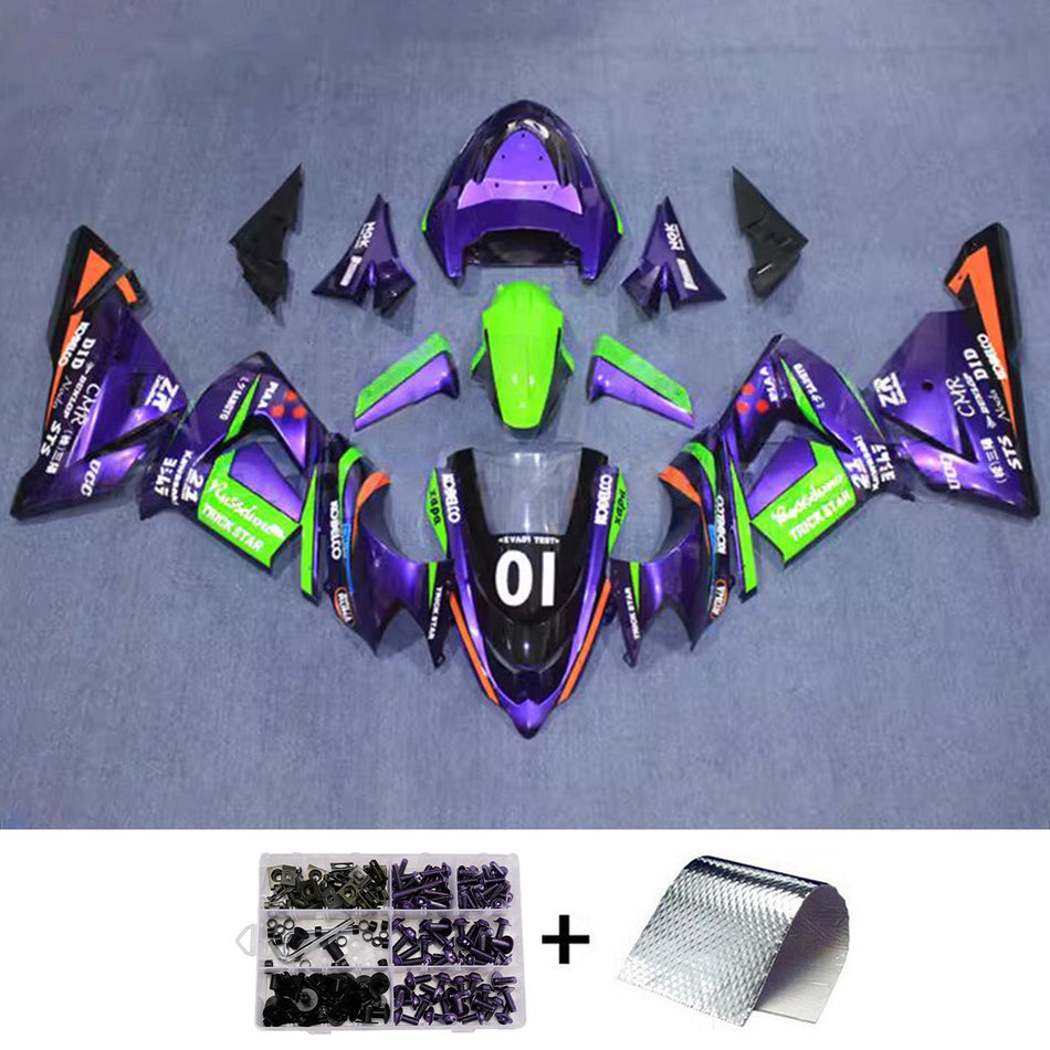 Verkleidungssatz aus ABS-Kunststoff, passend für Kawasaki ZX10R 2004-2005