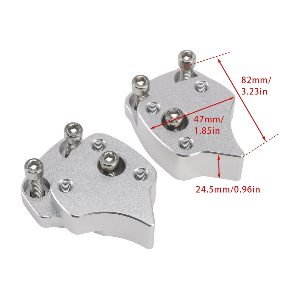 SPESSORI RIALZI RISER MANUBRIO FÜR YAMAHA FJR 1300 FJR1300 RP04 RP11 2001>2005