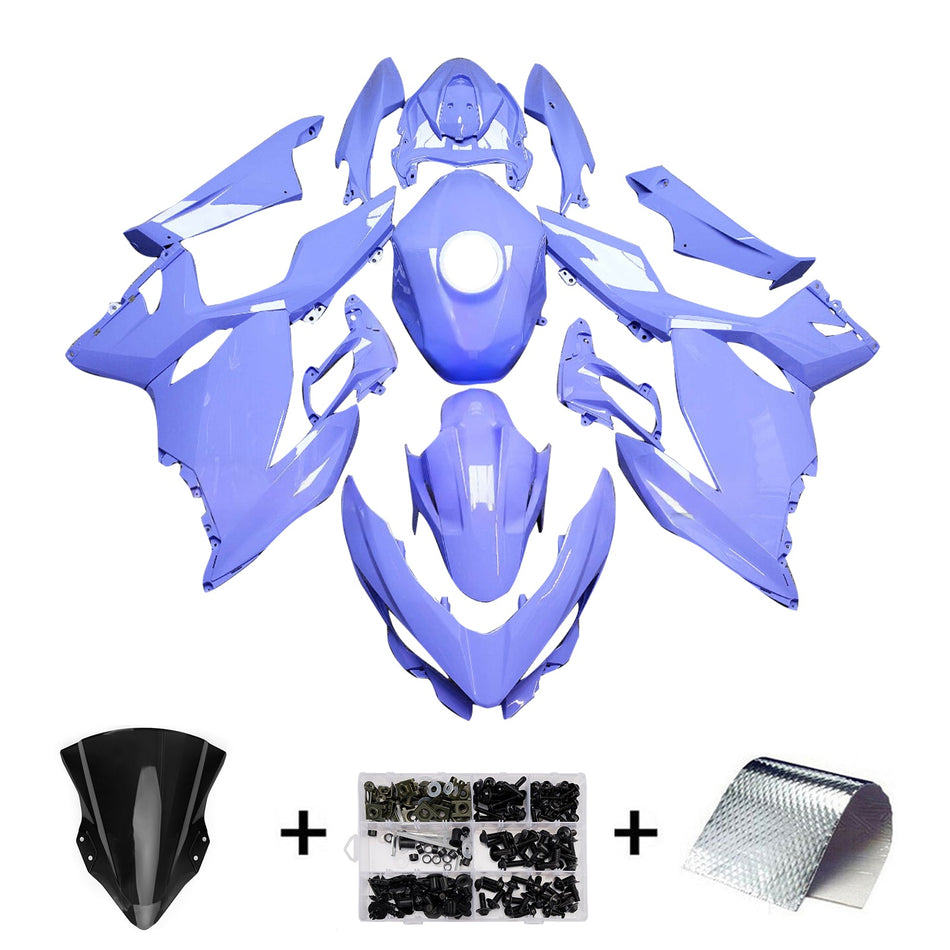 Injection Verkleidung Kit Karosserie Kunststoff ABS fit Für Kawasaki EX400 Ninja400 2018-2024