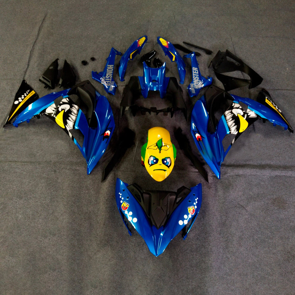 Verkleidungssatz aus ABS-Kunststoff, passend für Kawasaki ER-6F Ninja650R 2017-2019