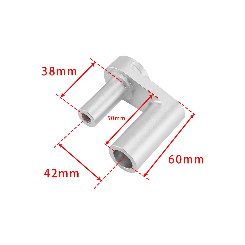 SPESSORI RIALZI RISER MANUBRIO ARGENTO FÜR BMW R1200RT R1250RT 2014-2024