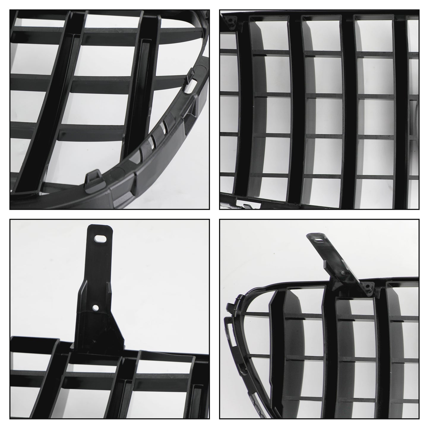 Front Bumper Grille Grill Für Mercedes Benz GLC X253 C253 2015-2019 Gloss Black