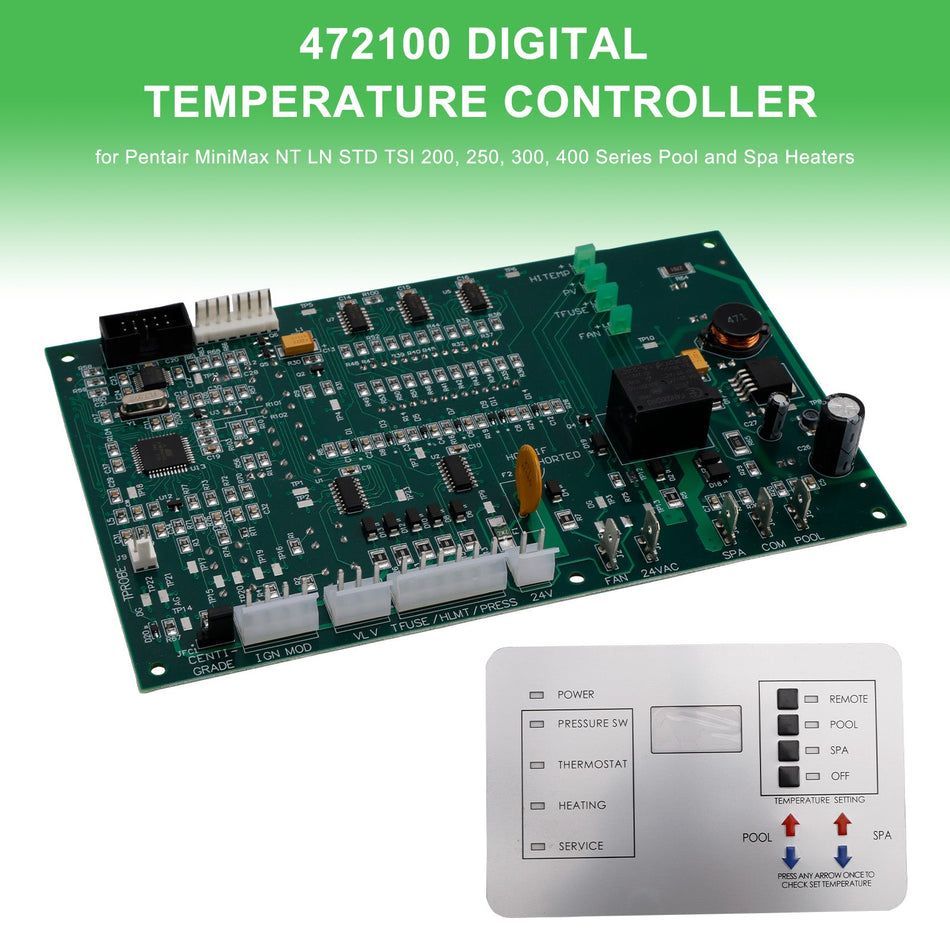 Digitale Temperaturreglerplatine für Pentair NT STD TSI 200 250 300 400 472100