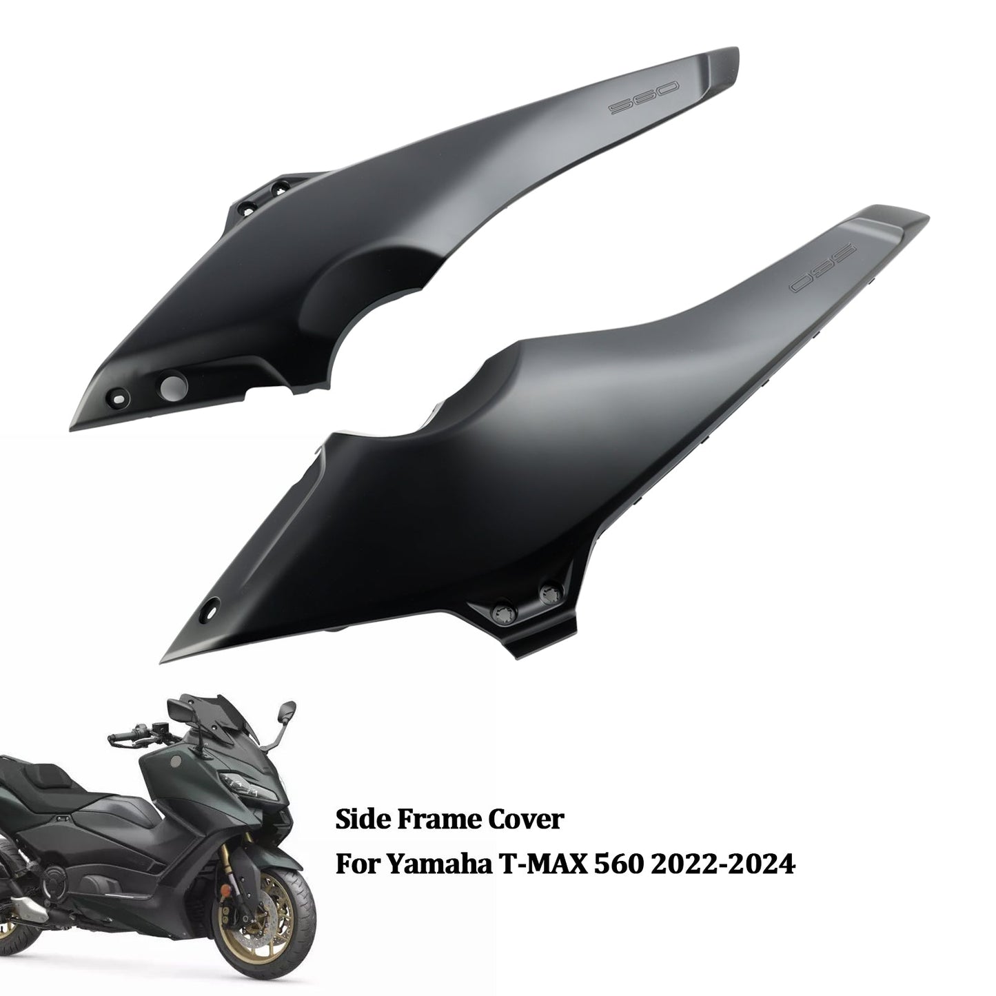 Seite Rahmen Abdeckung Panels Verkleidung Kutschen Für Yamaha T-MAX 560 2022-2024