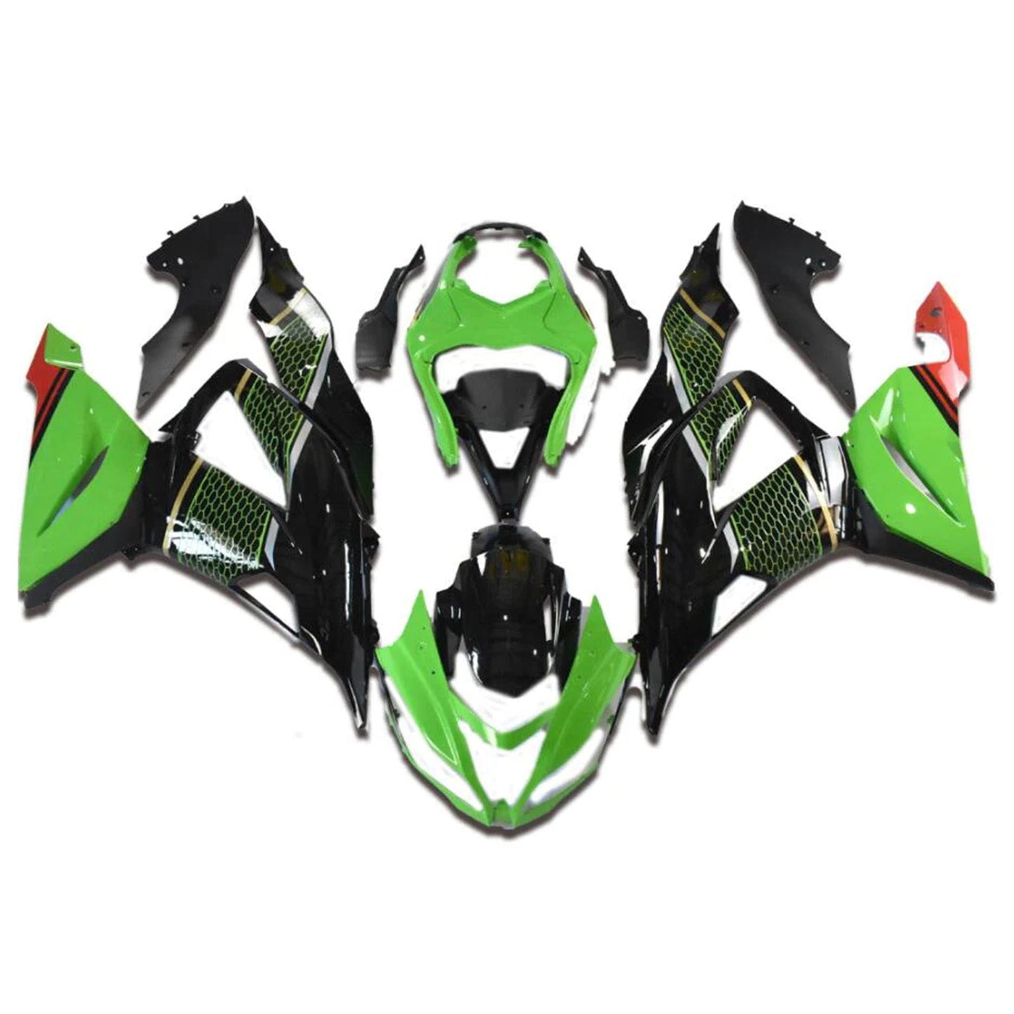 2013-2018 Kawasaki ZX6R 636 Einspritzverkleidungssatz Karosserie Kunststoff ABS