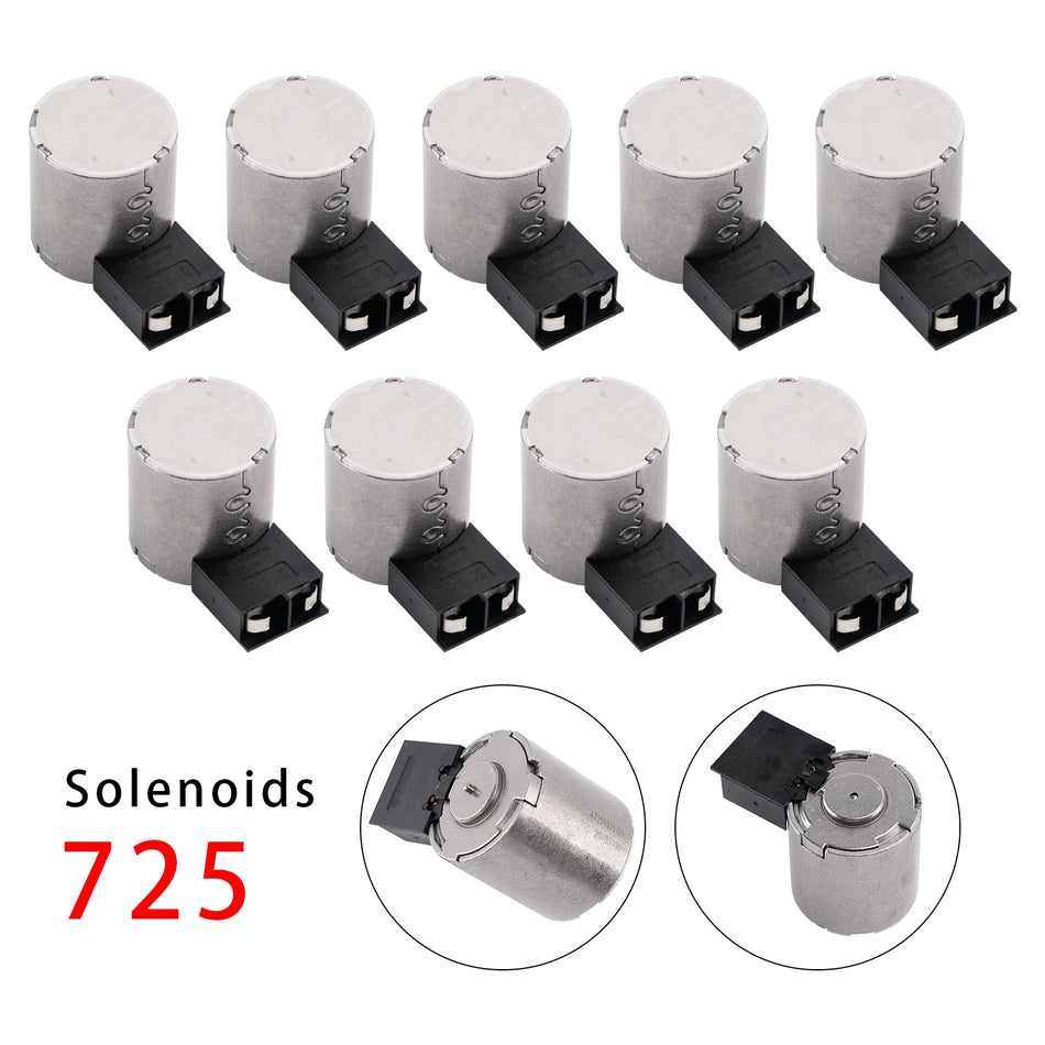 2015–2020 Mercedes-Benz SLC (R172) 9-teiliges 725 Getriebemagnetventil-Kit 725004 725021