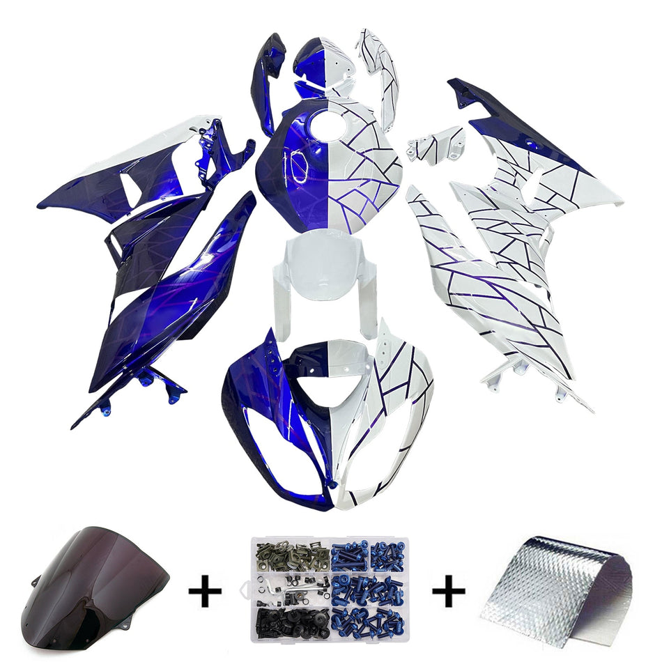 Injection Verkleidung Kit Karosserie Kunststoff ABS fit Für Kawasaki ZX6R 636 2009-2012