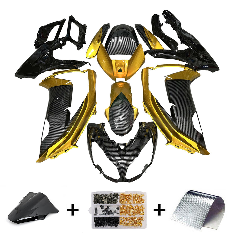 Injection Verkleidung Kit Karosserie Kunststoff ABS fit Für Kawasaki ER-6F Ninja650 2012-2016