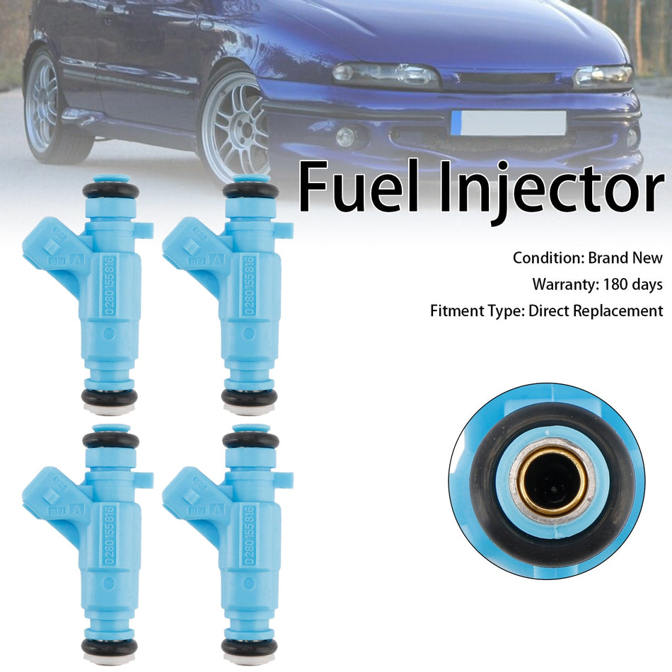 4PCS Kraftstoff Injektor 0280155816 Fit Fiat Brava Bravo I Palio Punto Siena Lancia Y
