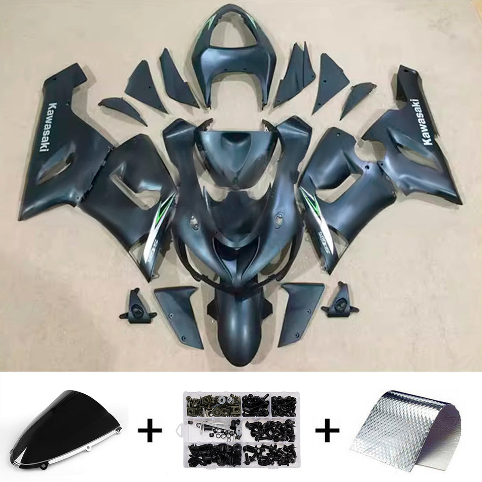 Verkleidungssatz aus ABS-Kunststoff, passend für Kawasaki ZX6R 636 (2005-2006)
