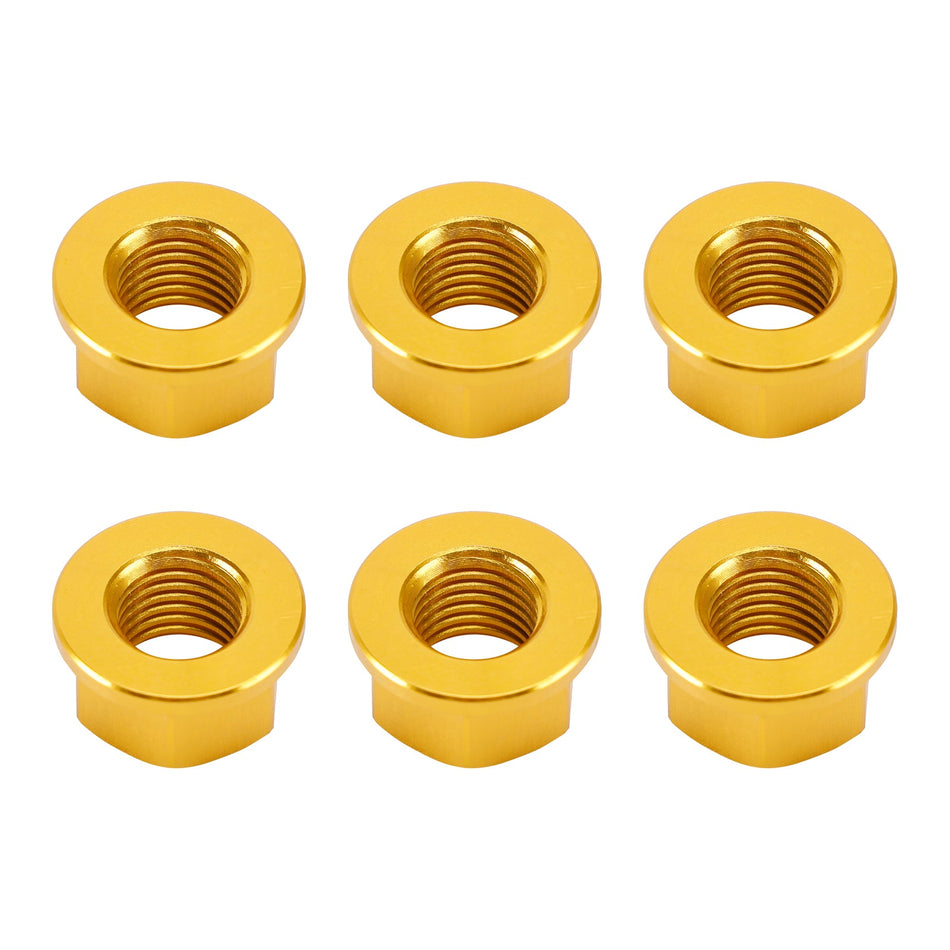 Ritzelmutternsatz M10x1,25 Gold für Aprilia RSV1000 Mille Tuono R SL1000 99-05