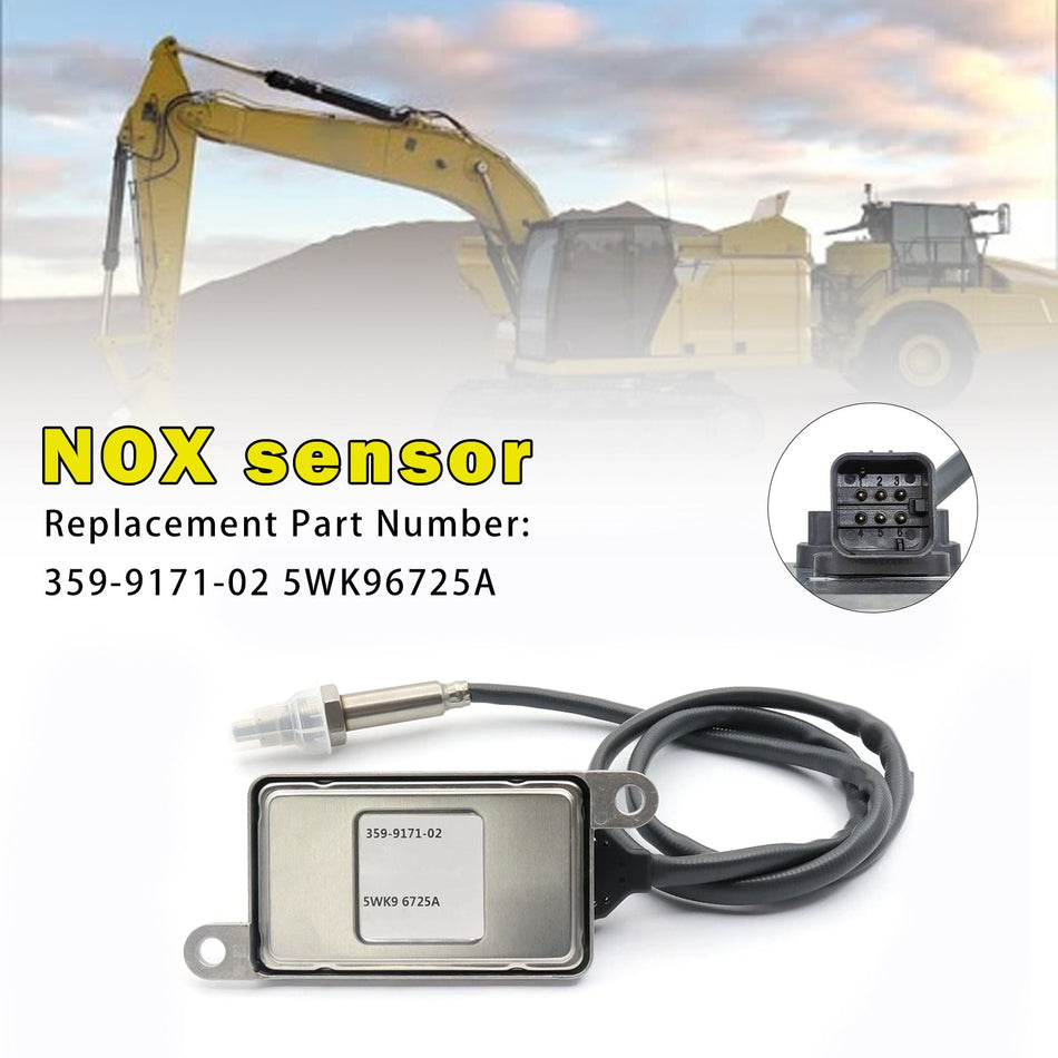 Stickoxid-NOx-Sensor 359-9171-02 5WK96725A Passend für Caterpillar 6-polig