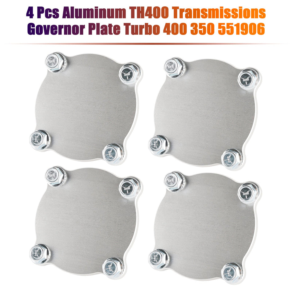 4 Pcs Aluminium TH400 Getriebe Gouverneur Platte Turbo 400 350 551906