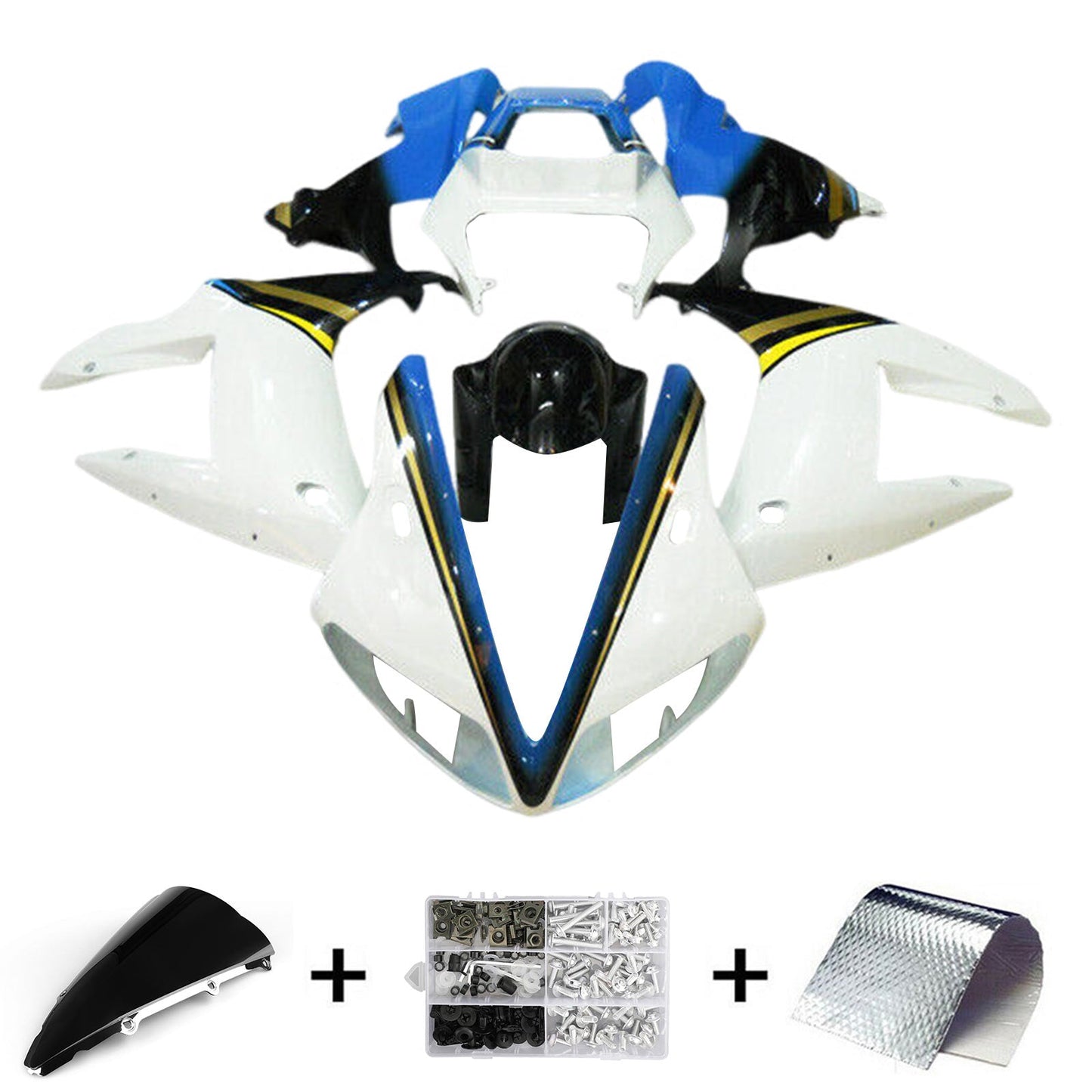 2002-2003 Yamaha YZF 1000 R1 Einspritzverkleidungssatz Karosserie Kunststoff ABS