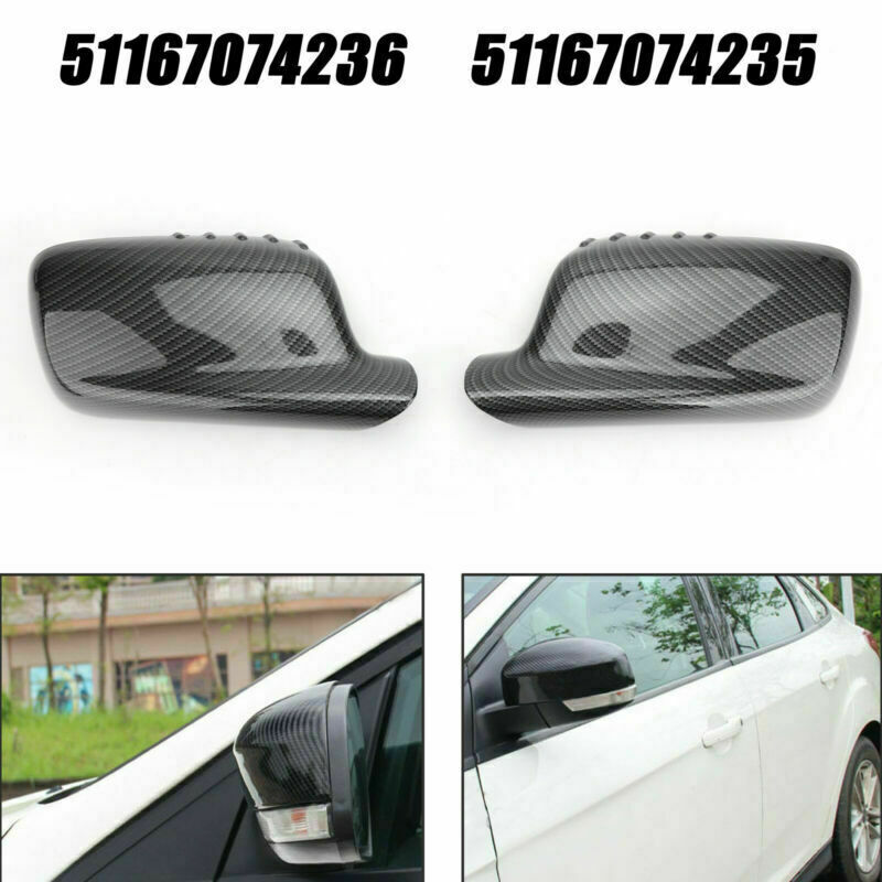 E66 E46 51167074236 + 51167074235 Coque 750i Fit Mirror UK 745i Cap BMW 1 paire E65 