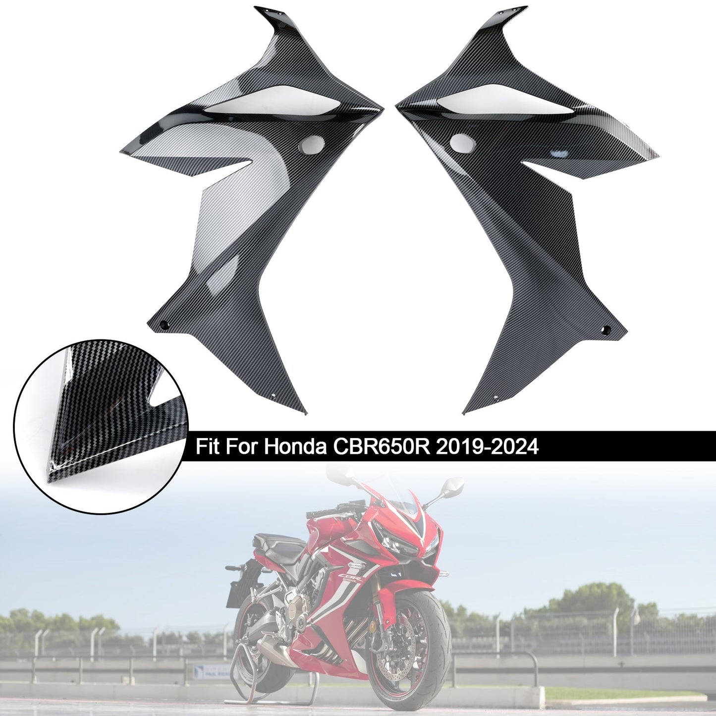 2019-2024 Honda CBR650R Seitenrahmen Abdeckung Verkleidung Karosserie